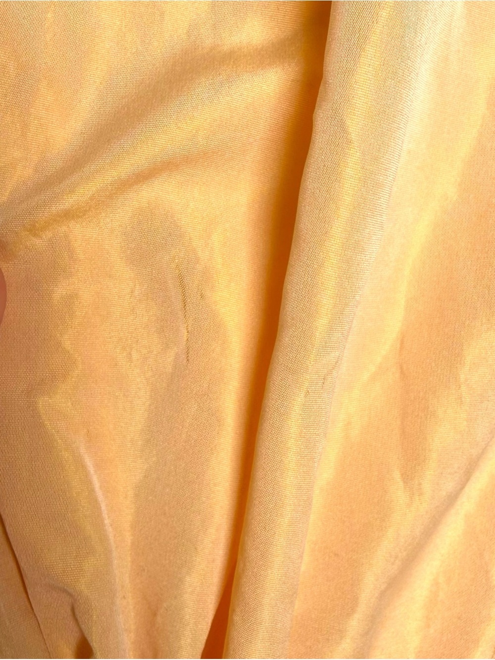 Maje Romey Mini Dress Size 34 XS Apricot Orange Off The Shoulder Gather Taffeta - Picture 11 of 16
